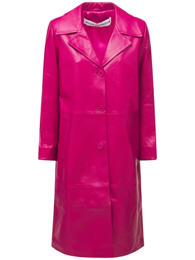 nour hammour leather jacket