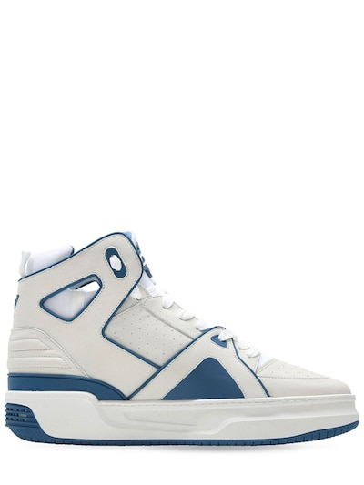 Mens Shoes Trainers High-top trainers Just Don Basketball Courtside Hi Leather Sneakers for Men 