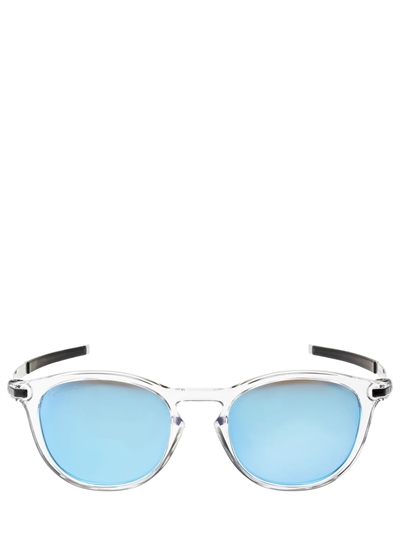 clear and blue oakleys