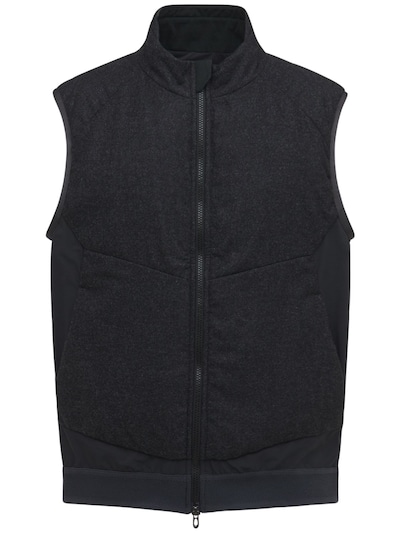 Sease - Insulated wool flannel thindown vest - | Luisaviaroma