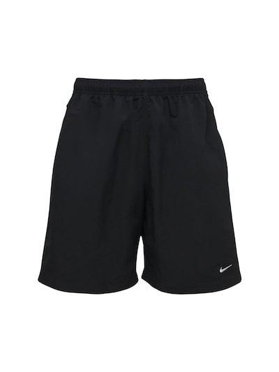 Nike - Solo swoosh shorts - Black/White | Luisaviaroma