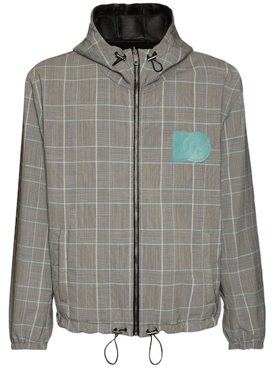 Dolce & Gabbana Monogram Zip-Up Jacket - Grey