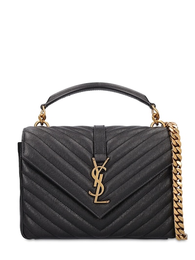YSL SAINT LAURENT Monogramme quilted leather pouch, Women's