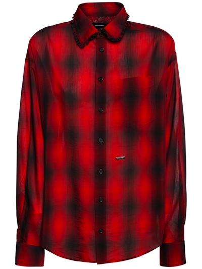 Ex-boyfriend buffalo cotton blend shirt 