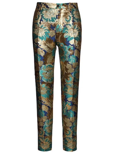 dolce and gabbana jacquard pants