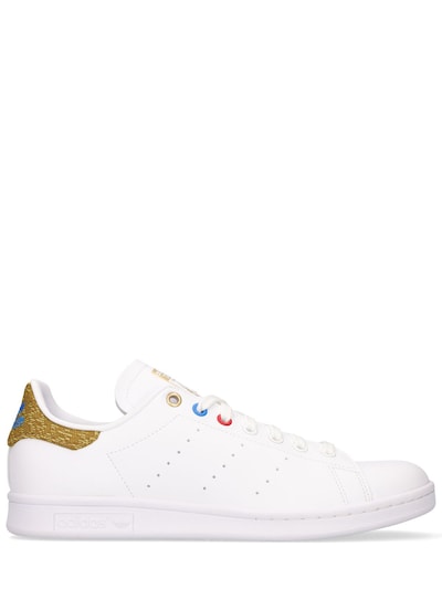 stan smith blanc irisé