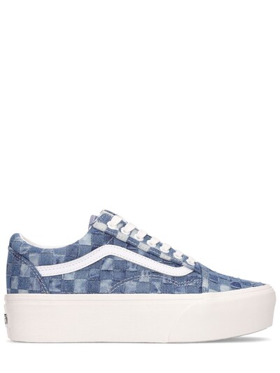 blue vans famous footwear