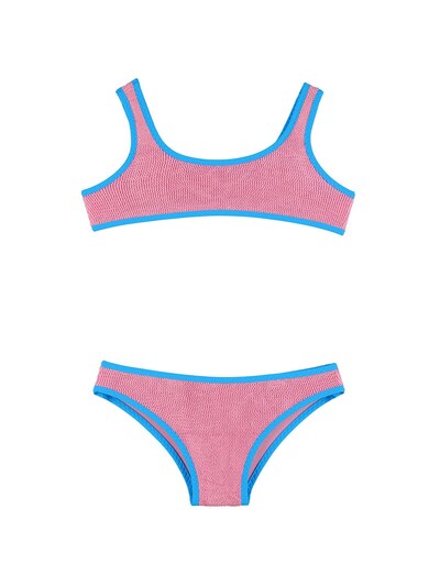 Luisaviaroma Girls Sport & Swimwear Swimwear Bikinis Bikini Sets Seersucker Bikini Set 