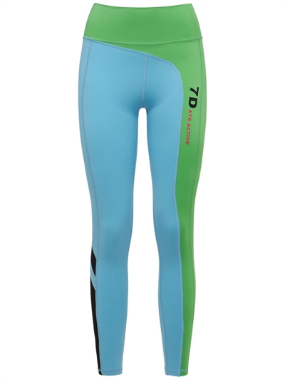 waist nylon tights - Alaskan Blue 