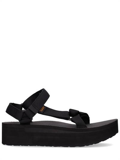 teva black flatform universal sandals