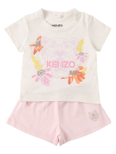 kenzo shorts and t shirt