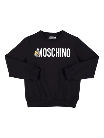 moschino logo jumper