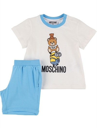 Moschino - Minions logo jersey t-shirt 