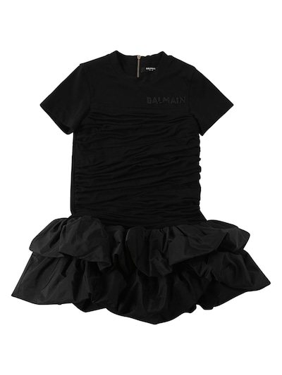 Vestito In Jersey Di Cotone E Taffetà Luisaviaroma Bambina Abbigliamento Vestiti Vestiti estivi 