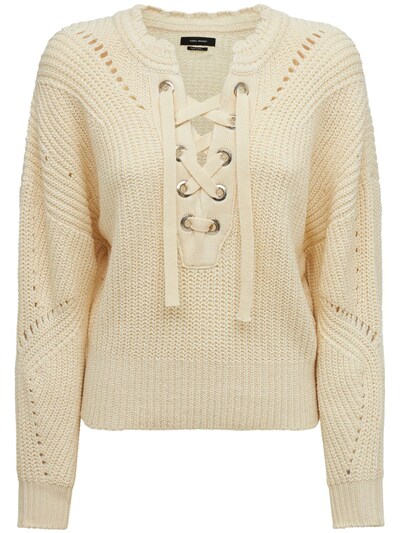 Smeren Stressvol haar Laley cotton blend knit sweater - Isabel Marant - Women | Luisaviaroma