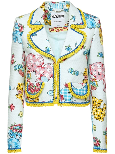 moschino cropped jacket