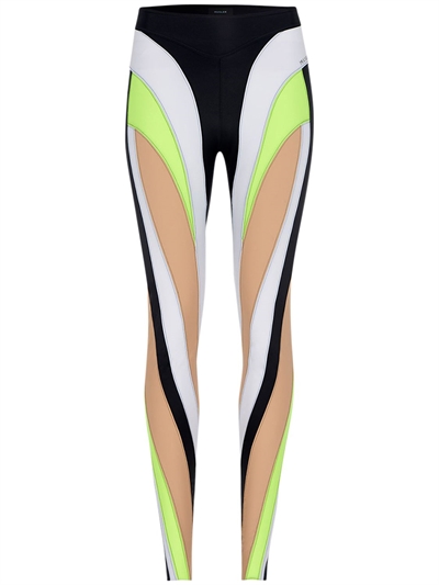 Eco sport spiral panel leggings 