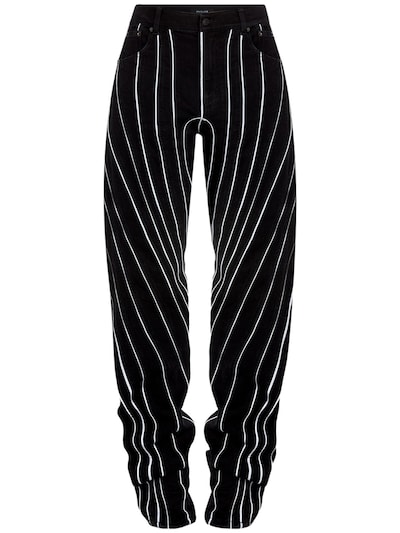 mugler black jeans