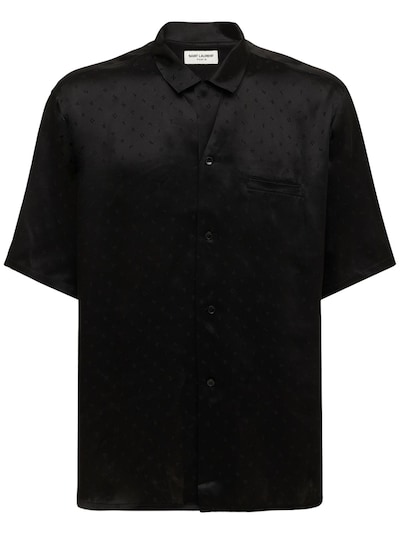 saint laurent silk shirt