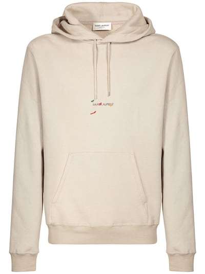 saint laurent hoodie beige