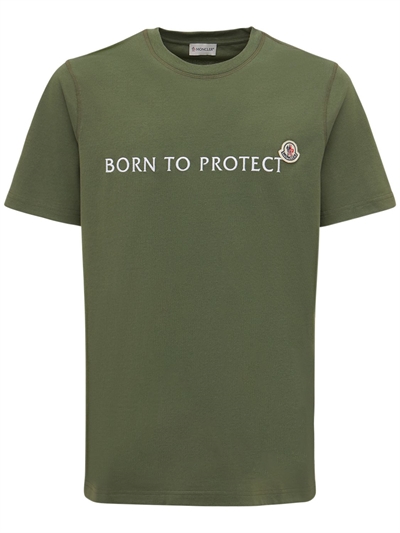 moncler green t shirt