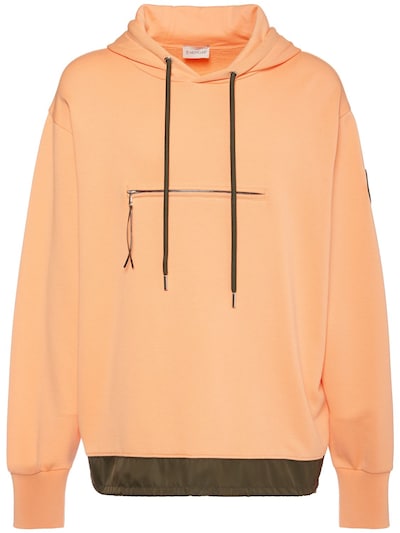 moncler orange hoodie