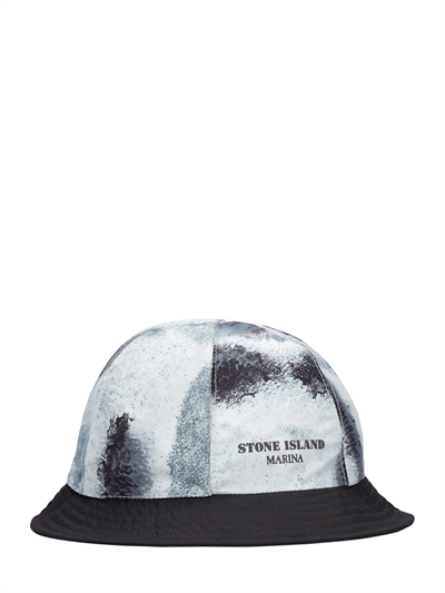 Stone Island - Cappello reversibile in gore-tex - Nero | Luisaviaroma