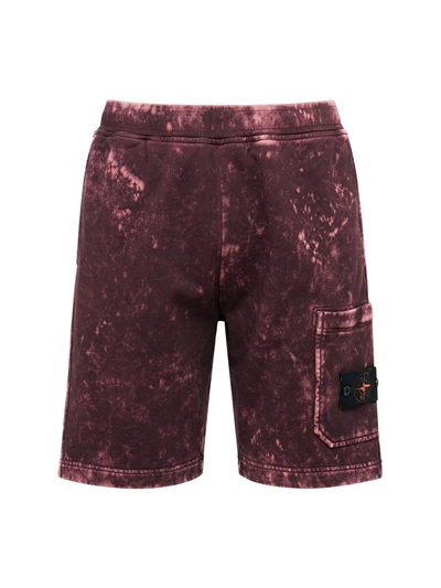 Stone Island - Bleached sweat shorts 