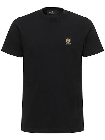 belstaff patch logo t shirt