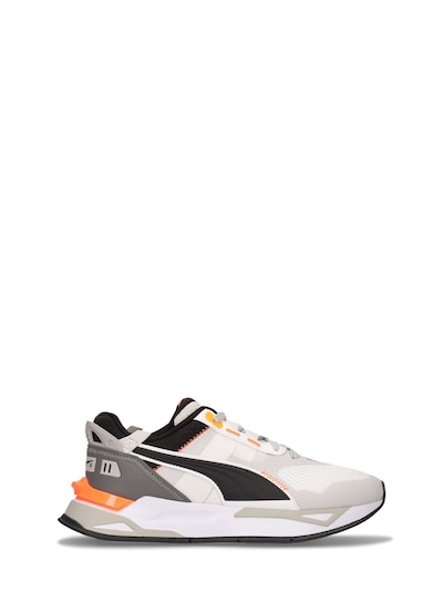 puma mesh lace up sneakers