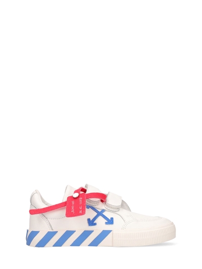 Off-White - Sneakers in pelle vulcanizzata - Bianco | Luisaviaroma