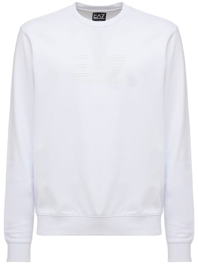 ea7 white sweatshirt