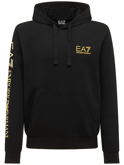 ea7 gold hoodie