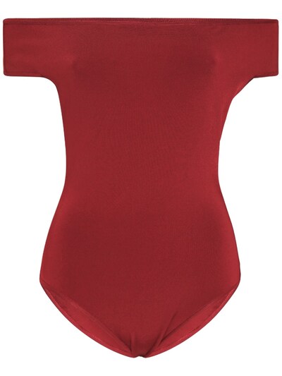 Luisaviaroma Donna Abbigliamento Top e t-shirt Body Body In Viscosa Con Logo 