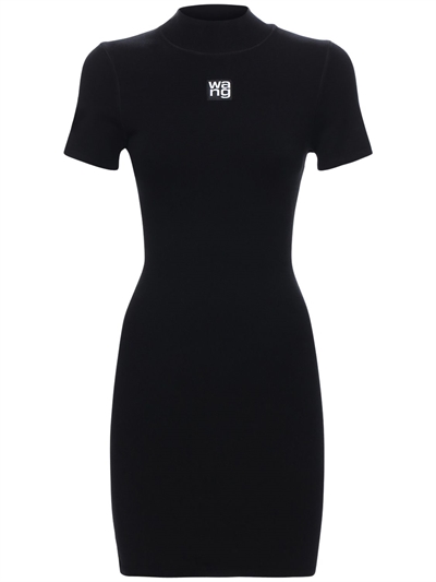 alexander wang logo dress