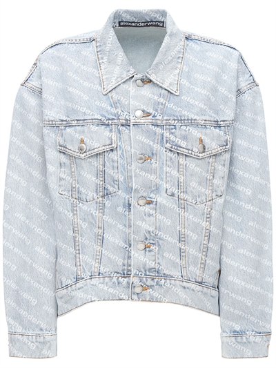 alexander wang jean jacket