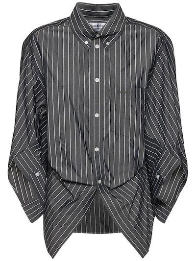 balenciaga black dress shirt