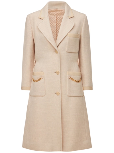 gucci cream coat