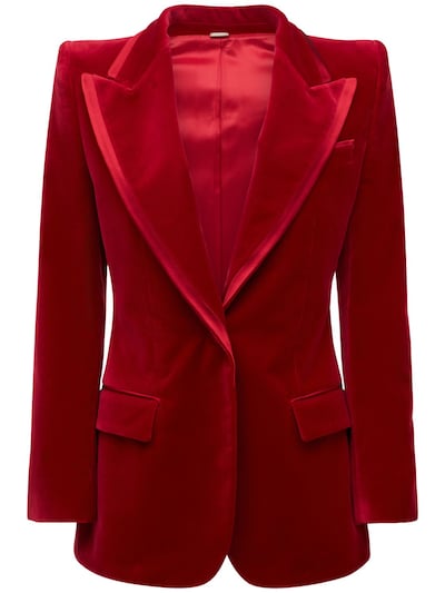 gucci velvet blazer