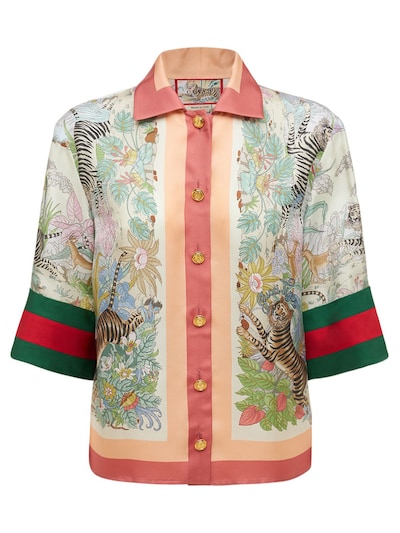 Gucci - Silk shirt - Multicolor | Luisaviaroma