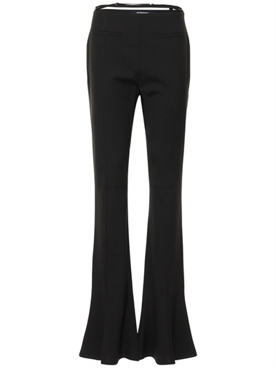 Le pantalon tangelo wool flared pants 