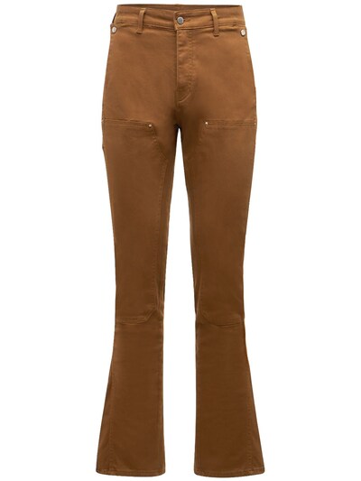 flared jeans brown