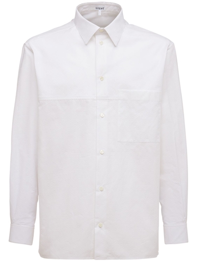 Loewe - Anagram jacquard cotton shirt 