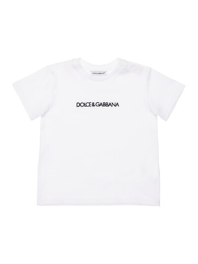 black and white dolce and gabbana t shirt