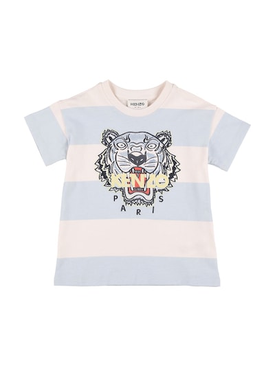Boekhouder Immoraliteit Rand Tiger striped cotton jersey t-shirt - Kenzo Kids - Boys | Luisaviaroma