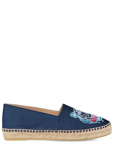 kenzo canvas espadrilles