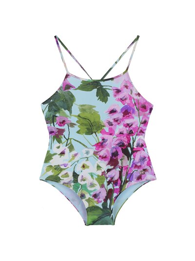 Printed one piece swimsuit - Dolce & Gabbana - Girls | Luisaviaroma