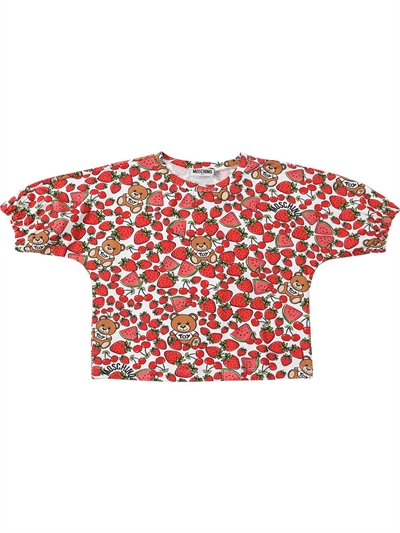 Moschino - All over print cotton jersey 