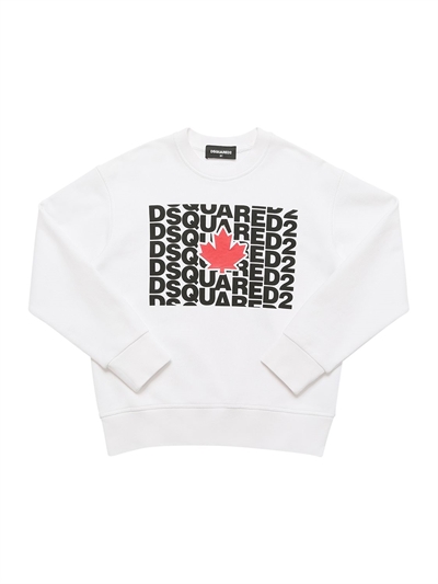 dsquared2 white sweatshirt