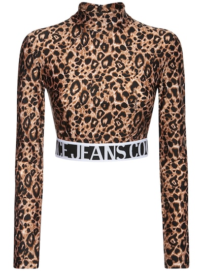 versace jeans couture leopard